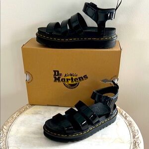 Dr. Martens Black Womens Sandals